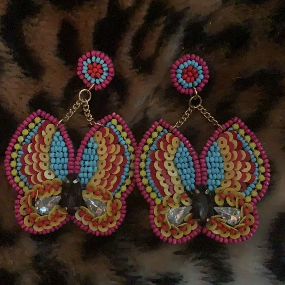 Butterfly Earrings - Picture 3 of 7